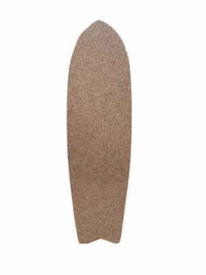 Premium 32" Pure White Kork Grip Surfskate Deck
